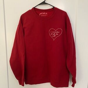 Embroidered TS Sweatshirt